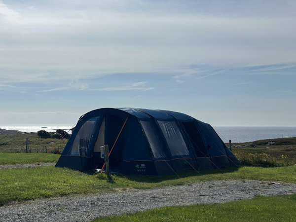 Picture of a tent on a pitch